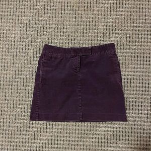 J. Crew Corduroy Skirt